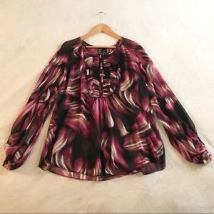 Bisou Bisou  Michele Bohbot Tip/Blouse See Thru L
